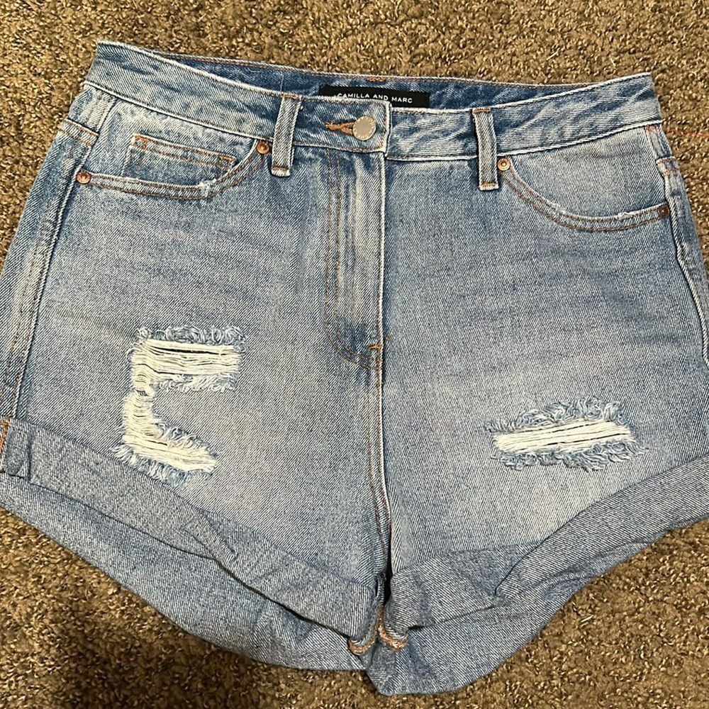 Camilla And Marc Delphine Denim Shorts 26 - Picture 7 of 7